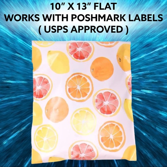 50 10X13 Citrus Poly Mailers CLEARANCE - Picture 6 of 11
